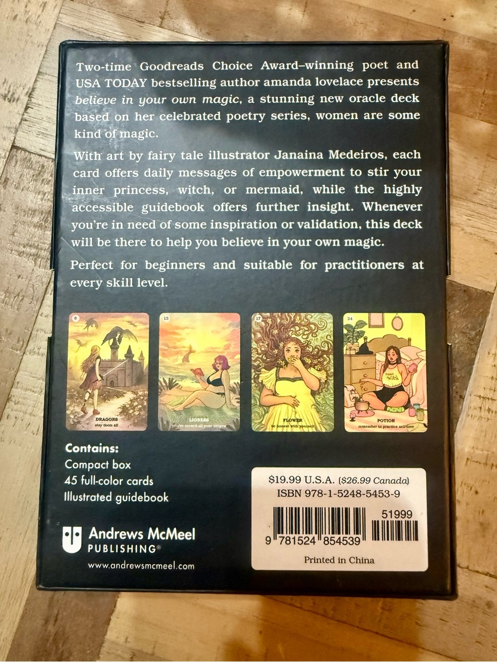 Believe in Your Own Magic Oracle Deck Amanda Lovelace Tarot Cards Book Set - Picture 3 of 3